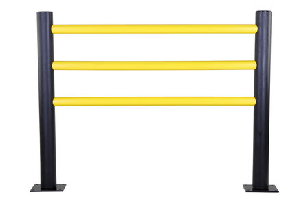 Set van ronde buisliggers Delta type DFFS-HI voor flexibele veiligheidsrailing/voor binnen-en buiten gebruik/3 ronde buisliggers individueel op maat gemaakt van 200-1499 mm/barriere voor het bescherme