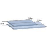 Rolsteiger met stabilisatoren type MultiTower S-PLUS 2T - platformmaat 1,20x2,50 m/platformhoogte 2,50 m /werkhoogte 4,50 m/steigerhoogte 3,75 m