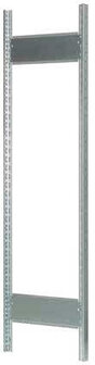 32923-M-MULTIplus T-profiel-staanders voorgemonteerd - 1800x600 mm (hxt)/excl. voeten/incl. stabiliseringsprofielen/RAL 7035 lichtgrijs