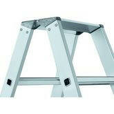 Trap tweezijdig oploopbaar type R13step B - met gefelste treden/ladderlengte 0,88 m/werkhoogte ca. 2,30 m/aantal treden 2x3