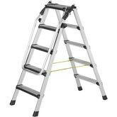 Trap tweezijdig oploopbaar type Comfortstep B - met geschroefde treden/ladderlengte 0,84 m/werkhoogte ca. 2,25 m/aantal treden 2x3