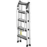 Trap tweezijdig oploopbaar type Comfortstep B - met geschroefde treden/ladderlengte 0,84 m/werkhoogte ca. 2,25 m/aantal treden 2x3