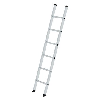 Aluminium enkele ladder  - zonder stabilisatiebalk/werkhoogte 3 m/ladderlengte 1.9 m/aantal sporten 6/breedte ladder 350 mm