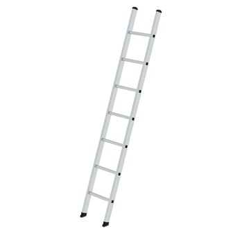 Aluminium enkele ladder  - zonder stabilisatiebalk/werkhoogte 3.3 m/ladderlengte 2.2 m/aantal sporten 7/breedte ladder 350 mm