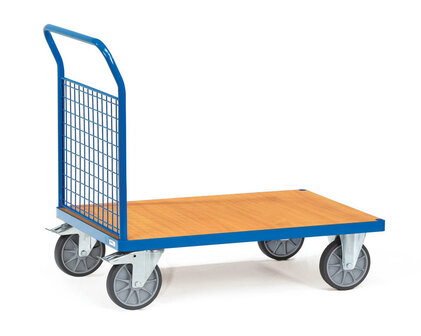 Kopwandwagen met gaaswand 1511, laadvlak 1000x600mm, Fetra