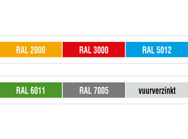 Rekopvangbak type RW-GR 2200-2 - ca. 2150x1300x505 mm (lxdxh)/met verzinkt rooster (draagkracht 1000 kg/m²)/opvangvolume 1105 liter/voor liggerlengte 2200 mm