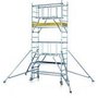 Rolsteiger met stabilisatoren type MultiTower S-PLUS 1T - platformmaat 0,60x2,50 m/platformhoogte 8,40 m /werkhoogte 10,40 m/steigerhoogte 9,65 m