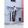 Multifunctionele vouwladder type Combimaster X -2-delig/lengte als reformladder 1,30 m/lengte als enkele ladder 2,50 m/werkhoogte ca. 3,35 m/aantal sporten 2x4