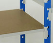 Hardboard legbordstelling Flip - afmetingen 750x366 mm/voor bovenzijde buislegborden/dikte 3 mm/naturel/voor een betere afwerking