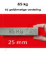 11133-B-MULTIplus85 legbord - ca. 1000x300mm/sendzimir verzinkt/85kg/zonder middenaanslag