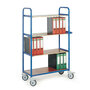 Staalbuis etagewagen 240-842 R met 4 laadvlakken, zonder bekleding, laadvlak 800x400 mm, Rotauro