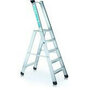 Trap eenzijdig oploopbaar type Seventec RC S - met geklonken treden/ladderlengte 1,90 m/werkhoogte ca. 3,10 m/aantal treden incl. platform 5