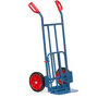 Steekwagen met opklapbare schep K1116V, draagvermogen 250 kg, hoogte 1150 mm, steekdiepte 150/500 mm, steekbreedte 400/330 mm, Fetra