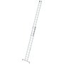 Aluminium 2-delige opsteekladder  - met Nivello stabilisatiebalk/werkhoogte 8.3 m/ladderlengte uitgeschoven 7.22 m/ladderlengte ingeschoven 4.14 m/aantal sporten 2x14/breedte ladder 420 mm