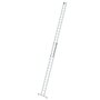 Aluminium 2-delige opsteekladder  - met Nivello stabilisatiebalk/werkhoogte 10.3 m/ladderlengte uitgeschoven 9.18 m/ladderlengte ingeschoven 5.3 m/aantal sporten 2x18/breedte ladder 420 mm