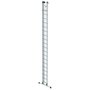 Aluminium 2-delige optrekladder  - met stabilisatiebalk/werkhoogte 11.4 m/ladderlengte uitgeschoven 10.3 m/ladderlengte ingeschoven 5.86 m/aantal sporten 2x20/breedte ladder 420 mm